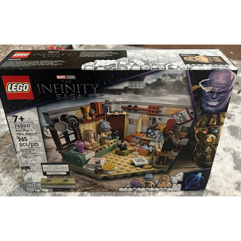 Lego Marvel Avengers Infinity Saga Bro Thor's New Asgard Building Set (NEW)